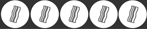 0 star bacon rating