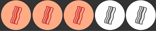 3 star bacon rating